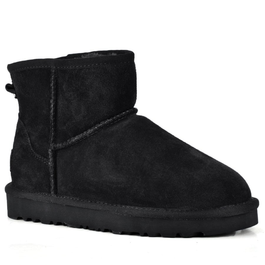 Μαυρο χαμηλό δερμάτινο Australian Boot Kelara 11256