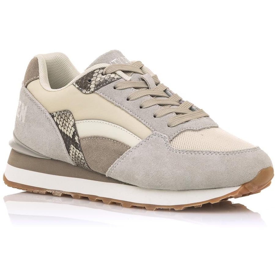 Δερμάτινο μπεζ sneaker SIXTYSEVEN 30735