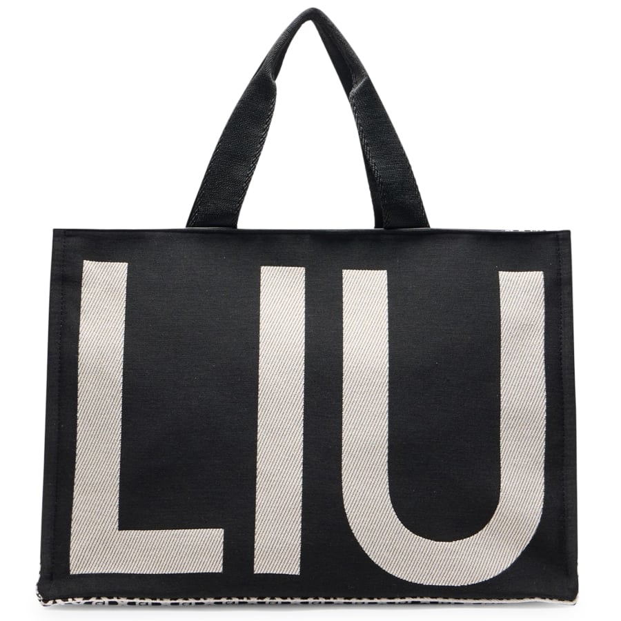 LIU JO μαύρη shopping bag