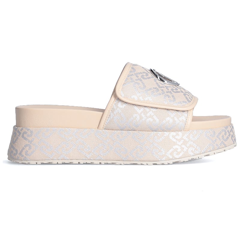 LIU JO μπεζ flatform FRIDA 26