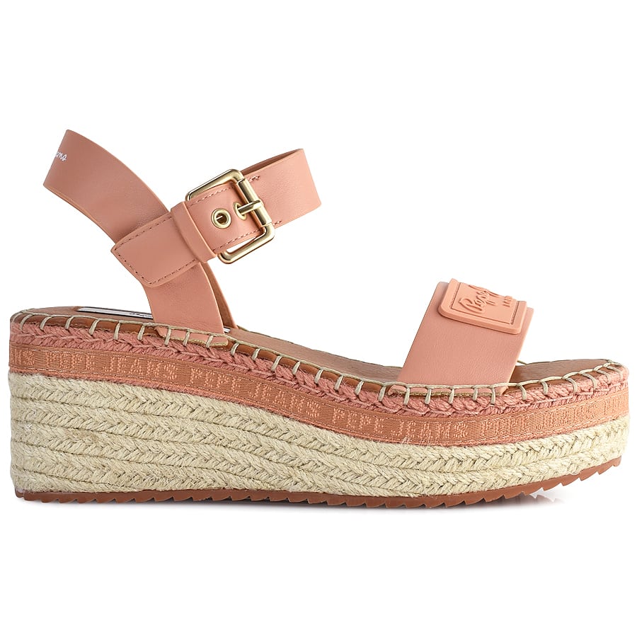 Pepe Jeans ροδακινί πλατφόρμα PLS90576 SW101-PLS90576-0SE