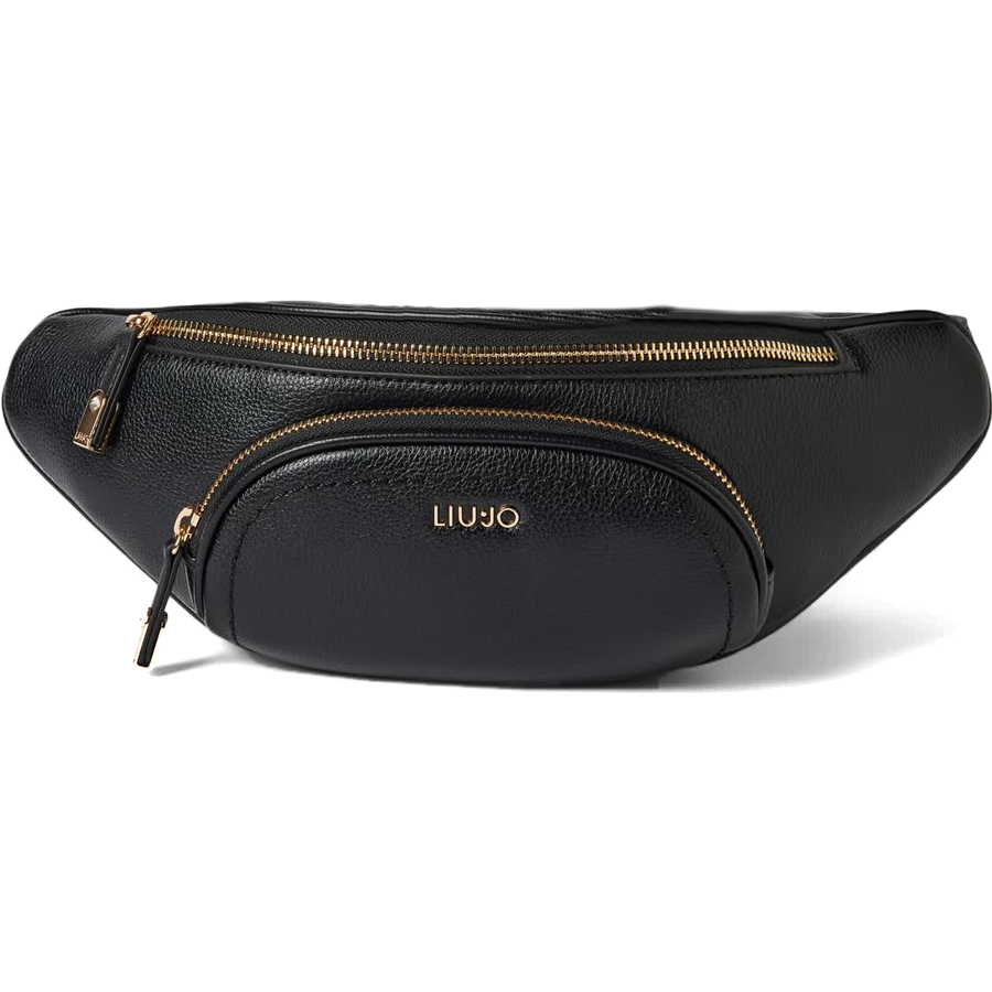  LIU JO μαύρη τσαντα μέσης BUM BAG MANH 2025