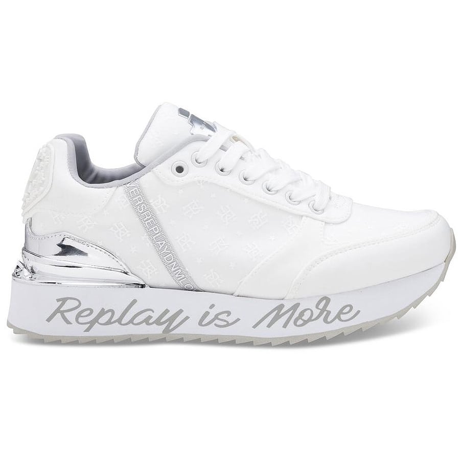 REPLAY λευκό sneaker PENNY ALL OVER