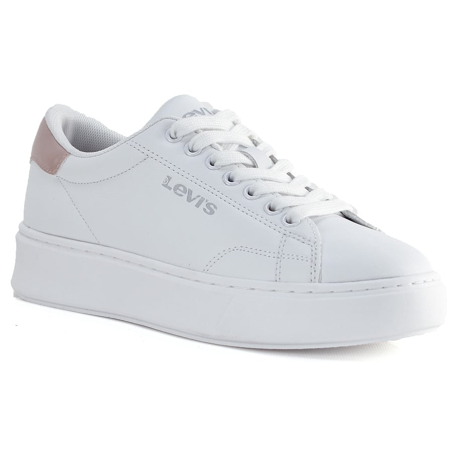 Λευκό sneaker Levi`s AMBER pink