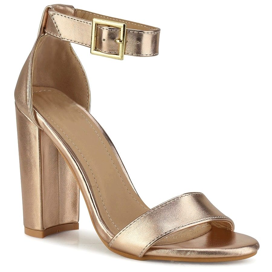 copper block heels