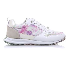 White tie dye sneaker MariaMare 63153 IzyShoes and Accessories