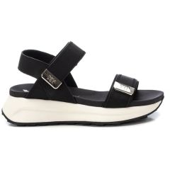 Xti black sports sandal 143874