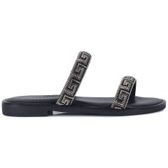 Myconian black sandal 2161