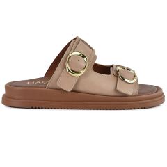 Leather beige sandal HARRIS 386-1189