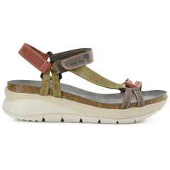 Leather multicolor comfort wedge INTER BIOS 6907