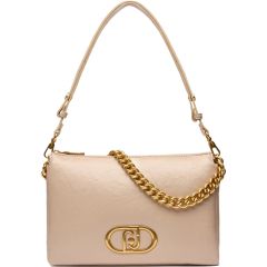 LIU JO beige shoulder bag LaPuffy Μ