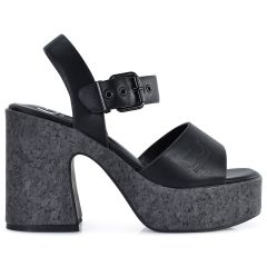 ByBylos black heel sandal RIGEL 02