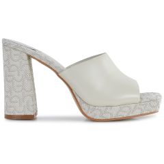 ByBylos beige heel sandal SIRYA 01