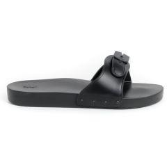 SCHOLL black comfort sandal Pescura Aqua Flat