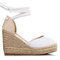 Envie white espadrilles E15-19149