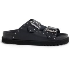 SCHOLL leather black sandal Beatriz