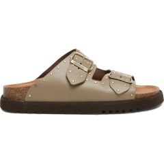 SCHOLL leather taupe sandal Beatriz