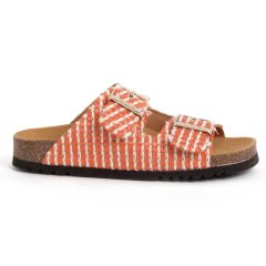 SCHOLL orange comfort sandal Noelle