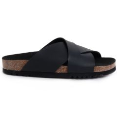 SCHOLL black comfort sandal VIVIAN