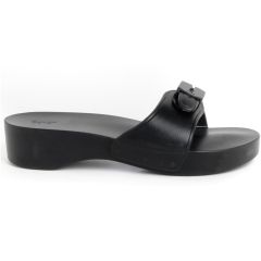 SCHOLL black comfort sandal Pescura Aqua Heel