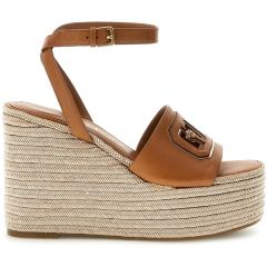 GUESS tabac leather wedge TANVEE