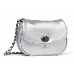 REPLAY silver cross body bag FW3689