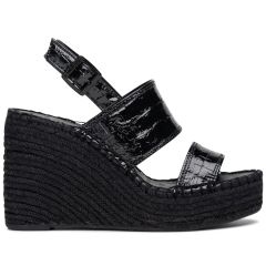 REPLAY black wedge JESS DOUBLE METAL