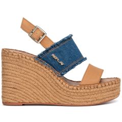 REPLAY wedge JESS DOUBLE DENIM