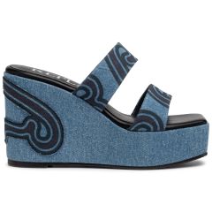REPLAY jeans mule wedge Noelle Denim
