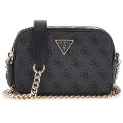 Guess black cross body bag Noelle 4G logo Camera