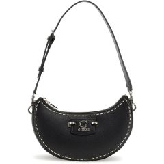 Guess black shoulder bag  Nastra Top Zip