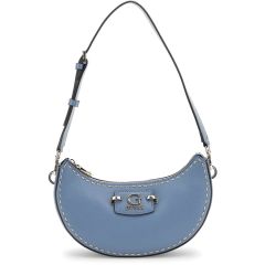 Guess blue shoulder bag  Nastra Top Zip