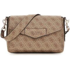 Guess beige handbag Brenton 4G logo mini