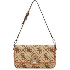 Guess beige shoulder bag Circe Flap
