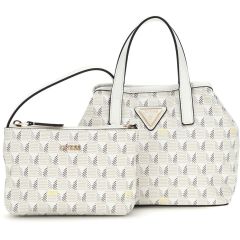 Guess white shoulder bag G Wave tote
