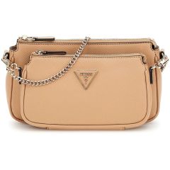 Guess beige cross body bag Noelle saffiano mini