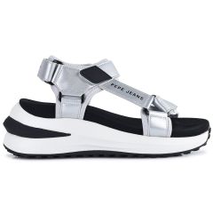 Pepe Jeans ασημί chunky σανδάλι WINSLOVE ACTION