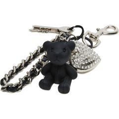 Steve Madden black keychain Beary