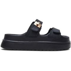 STEVE MADDEN black sandal BigSchmona-J