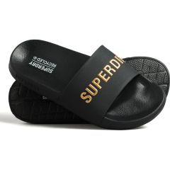 Superdry white slides WF310243A