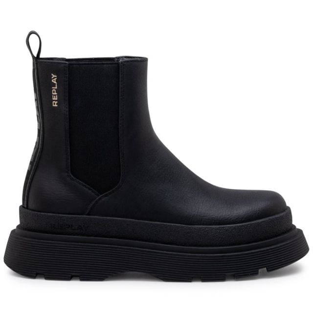 Replay black boots outlet