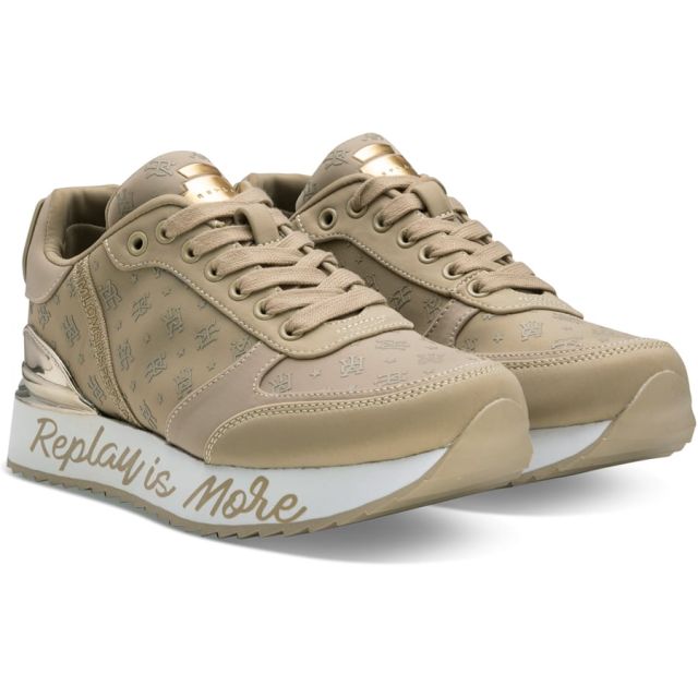 REPLAY beige sneaker PENNY ELASTIC IzyShoes and Accessories