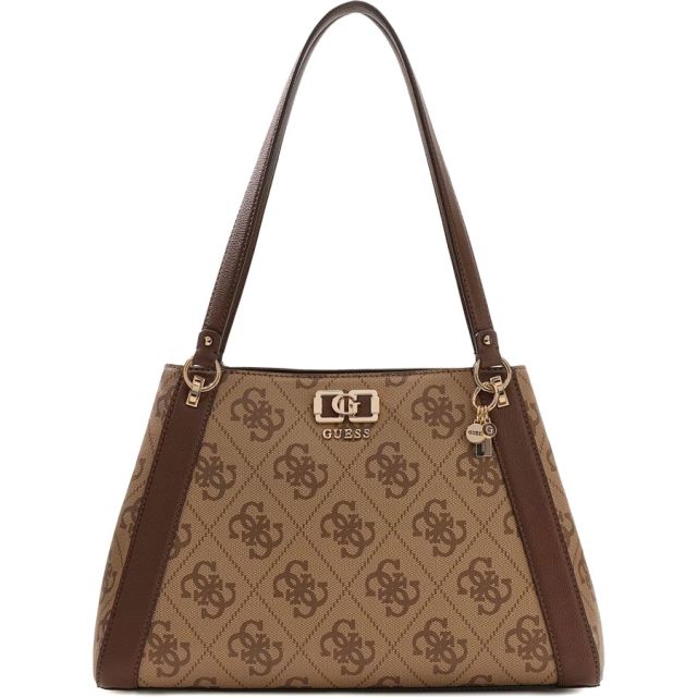 Guess μπεζ latte τσάντα ώμου Kanila Girlfriend