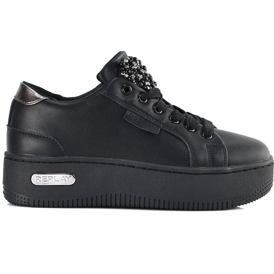 REPLAY μαύρο sneaker DISCO VANITY 3