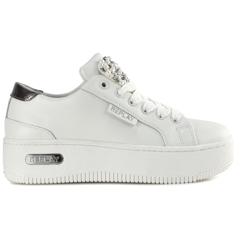 REPLAY λευκό sneaker DISCO VANITY 3