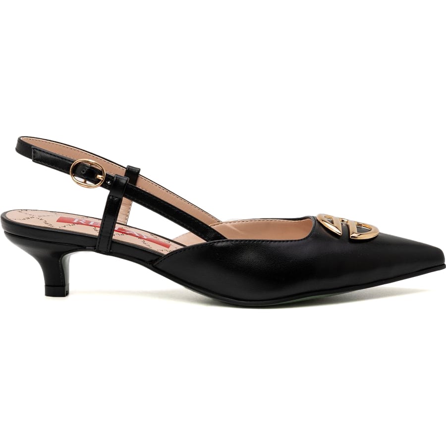  Replay μαύρο slingback πέδιλο VALLEY 2025