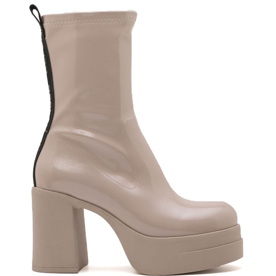 REPLAY μπεζ μποτάκι ANGELA BOOT