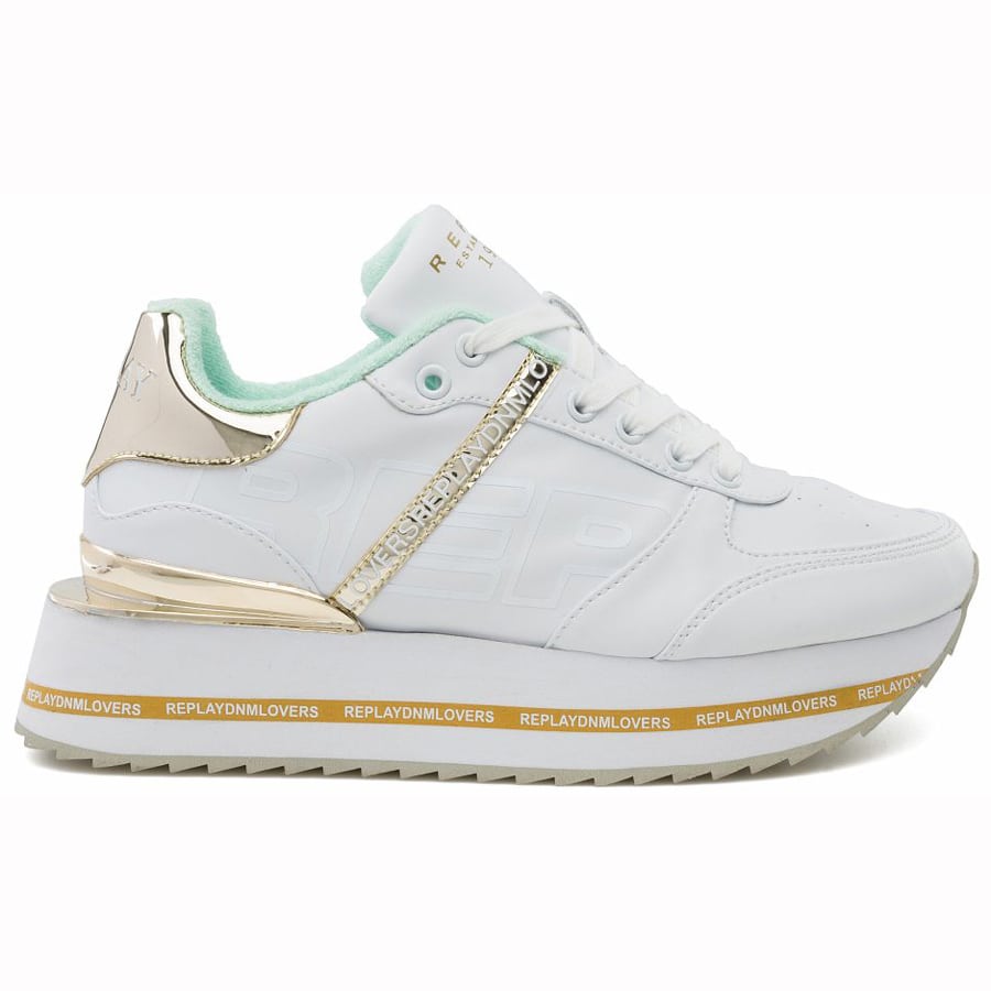 Λευκό sneaker REPLAY PENNY PASTEL