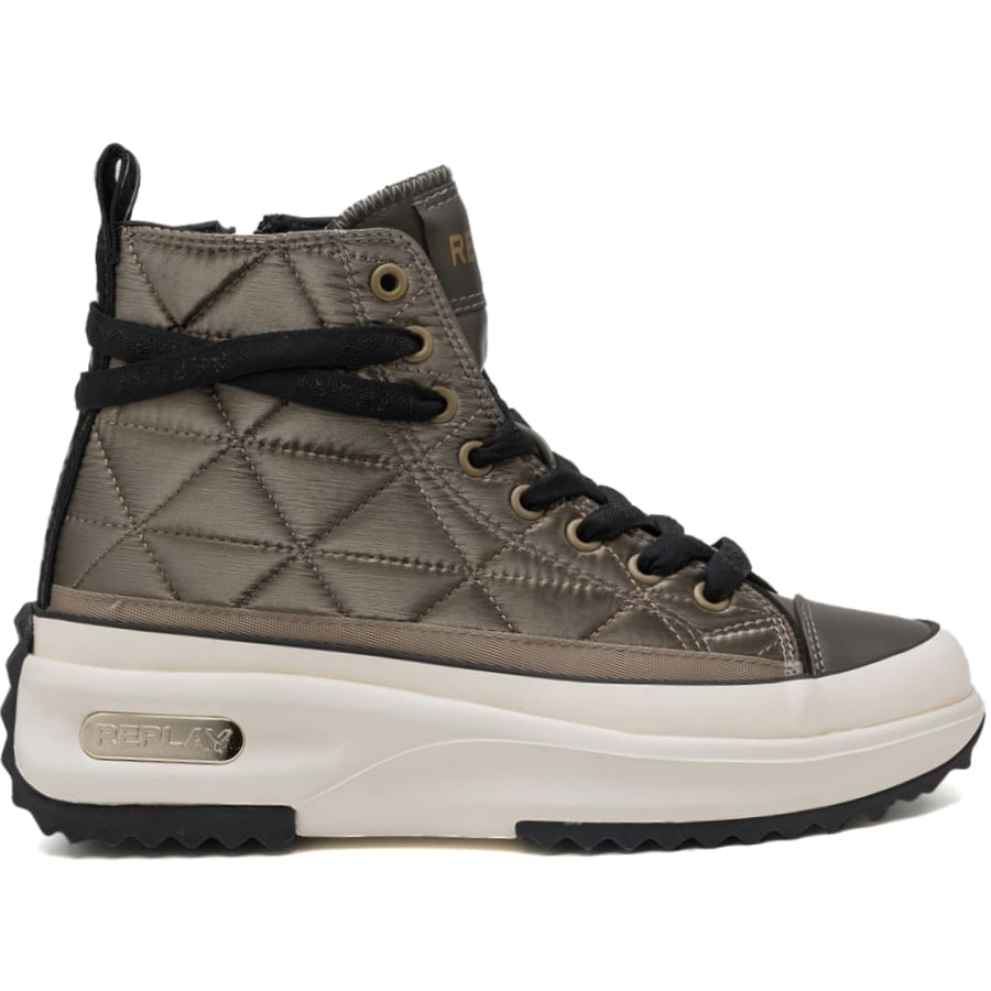 REPLAY χακί sneaker AQUA QUILT