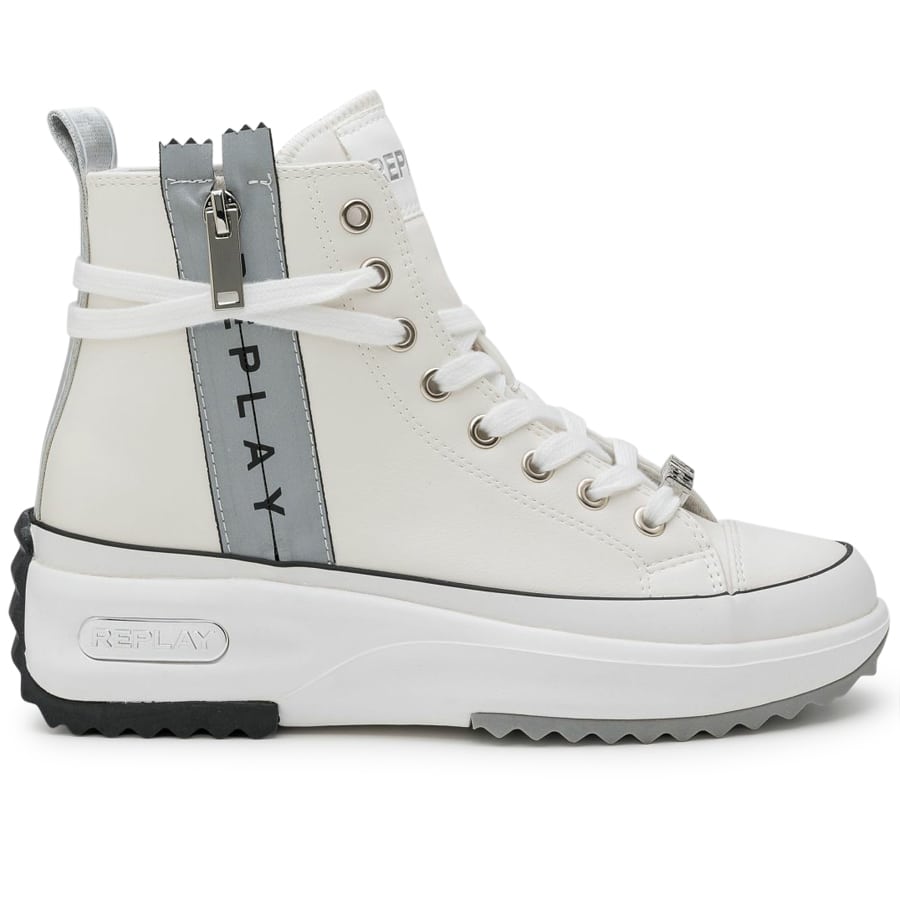 REPLAY λευκό sneaker AQUA ZIP2